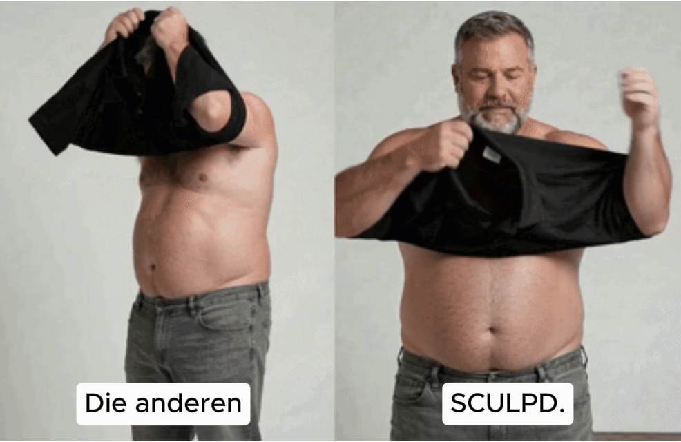 SCULPD™ - Slim-Polo für Männer