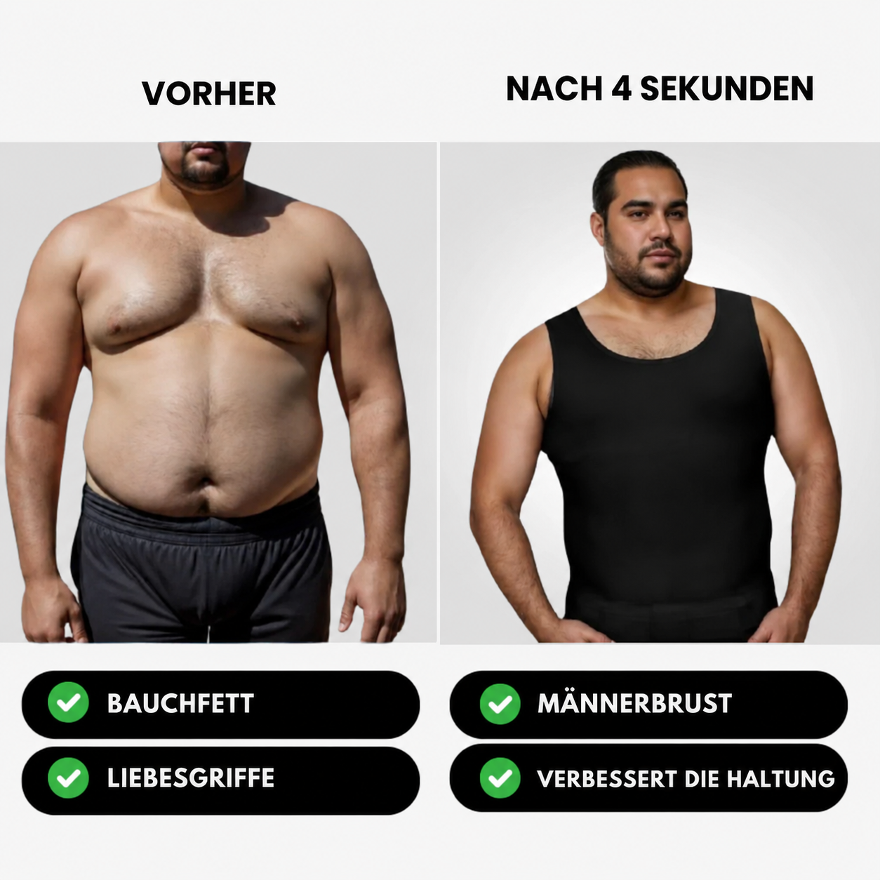 Shape'up™ 2.0 – Diskretes Kompressionsshirt für jeden Tag
