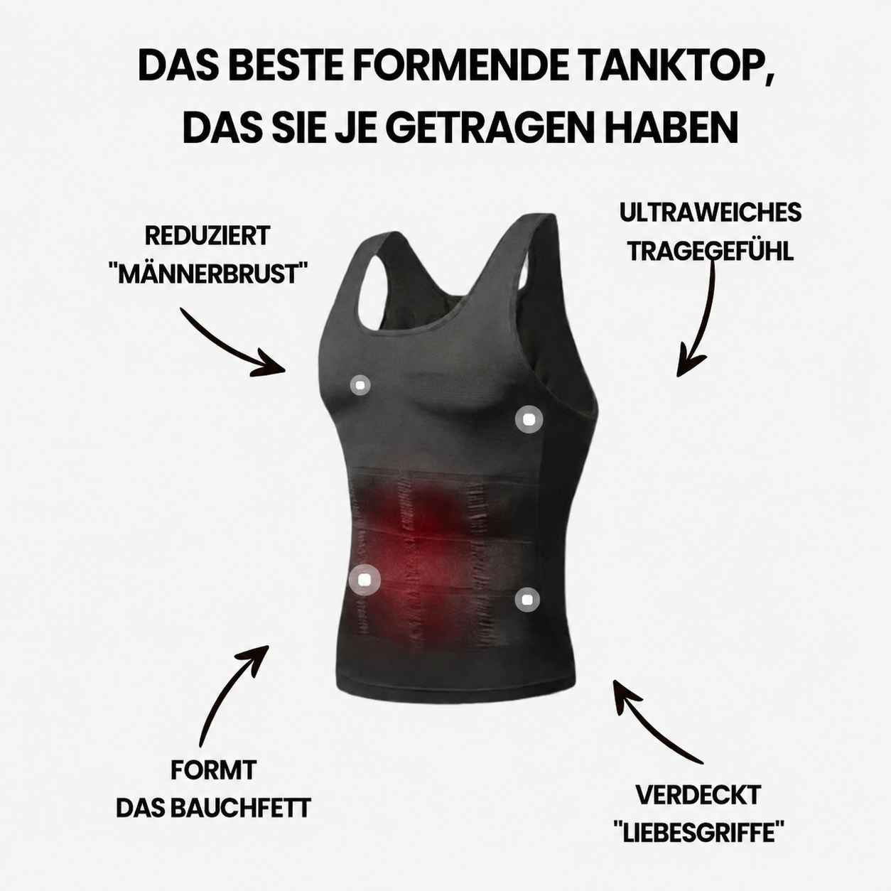 Shape'up™ 2.0 – Diskretes Kompressionsshirt für jeden Tag