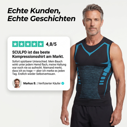 SCULPD™ 4.0 — Diskrete Slim-Weste für Männer