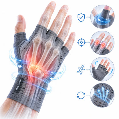 HandCalm™ Kompressionshandschuhe. Weniger Handschmerzen. Weniger Steifheit. Mehr Beweglichkeit.