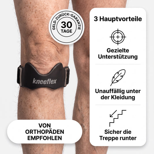 KneeFlex Pro™ Patellaband – gezielte Unterstützung für Knie, Sport & Alltag
