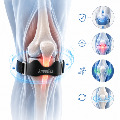 KneeFlex Pro™ Patellaband – gezielte Unterstützung für Knie, Sport & Alltag