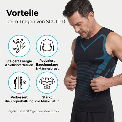 SCULPD™ 4.0 — Diskrete Slim-Weste für Männer